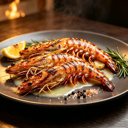 Extra Large Deep Sea Tiger Prawns (Banded Prawns) 350g