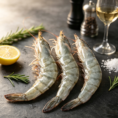 Frozen Large Size Ecuadorian Pacific White Shrimp 500g