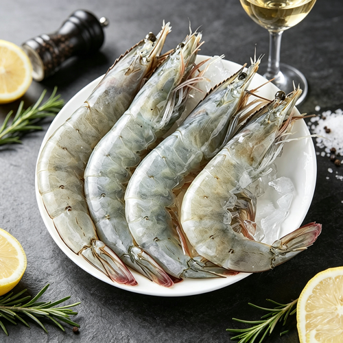 Frozen Large Size Ecuadorian Pacific White Shrimp 500g