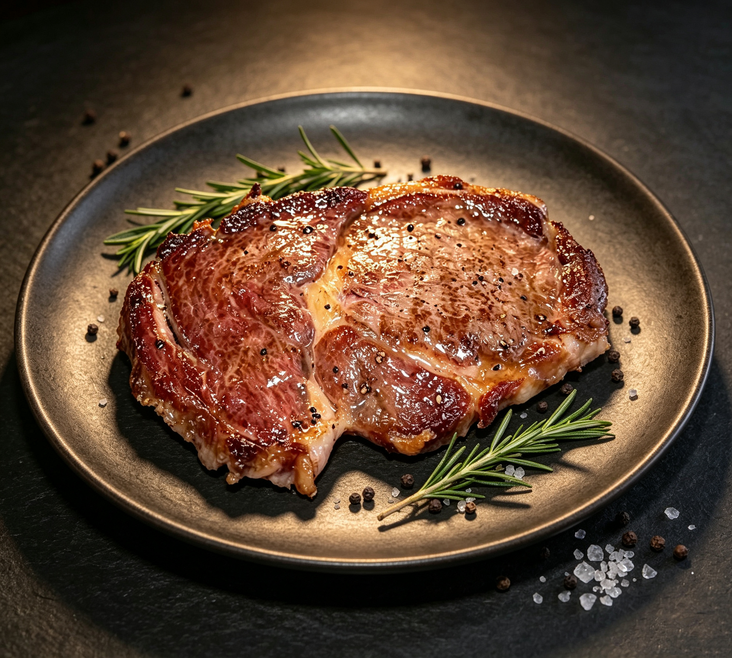 AU 517 Factory Marbled Raw Chuck Eye Roll Beef 1KG