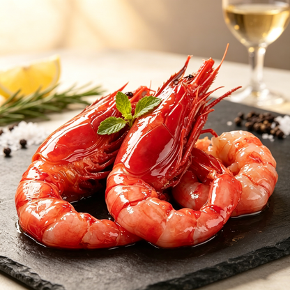 Frozen Deep Sea Red Prawns 500g