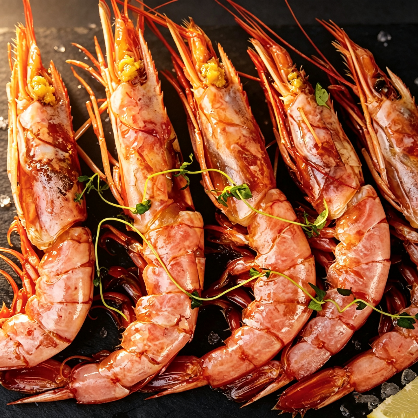 Size L1 Wild Argentine Deep Sea Red Shrimp 2kg Pack