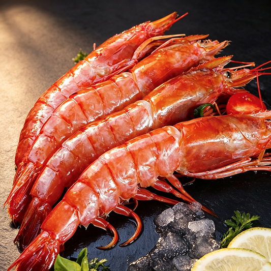 Size L1 Wild Argentine Deep Sea Red Shrimp 2kg Pack